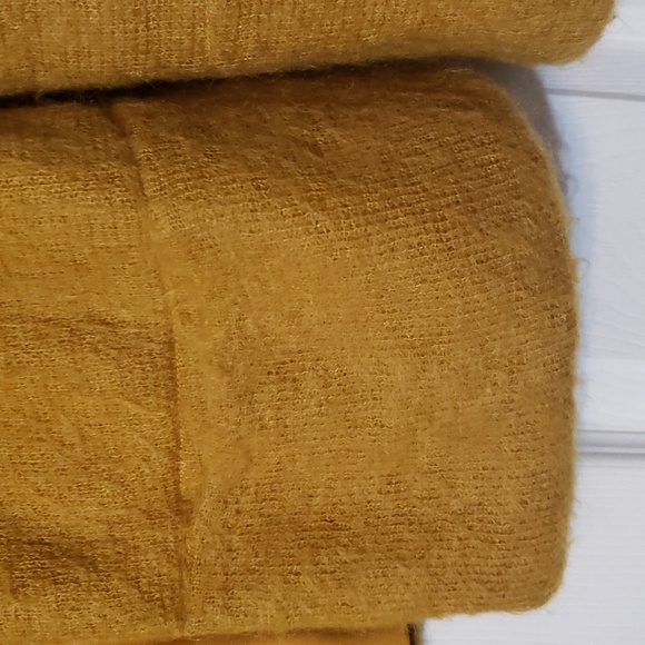 Diane Von Furstenberg Mustard yellow "yamka" mohair blend jacket - Picture 4 of 7